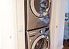 Washer and dryer in unit for your convenience