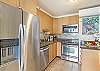 The heart of the condo — where meals and memories are made