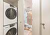In-unit washer and dryer for your convenience, perfect for refreshing beachwear and packing light during your Maui stay.