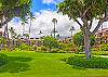 Peaceful garden paths surrounded by vibrant island flora