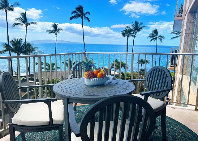 Endless ocean views from your private lanai (balcony).