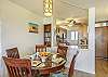 Share memorable meals in this airy dining area, filled with natural light and island energy
