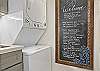 All the conveniences of being at home with your own washer and dryer.