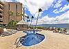 Unwind poolside with whales offshore and sunshine on your shoulders.