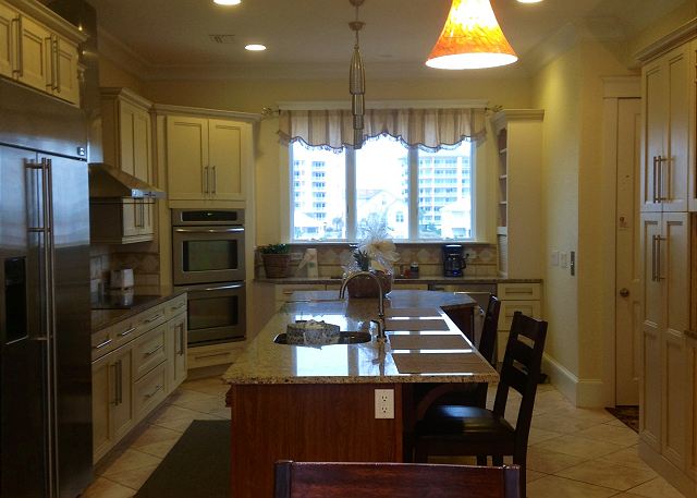 This professional gourmet kitchen is the dream of every cook.
