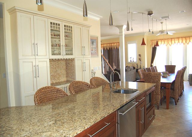 bar with additional seating