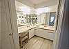 Master Bathroom with Large Vanity Room and Jetted Tub/Shower Combo