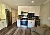 New cabinets and appliances