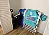 beach caddy and chairs for your use