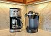 Get your morning brew! The kitchen is equipped with both a drip coffee maker and Keurig.
