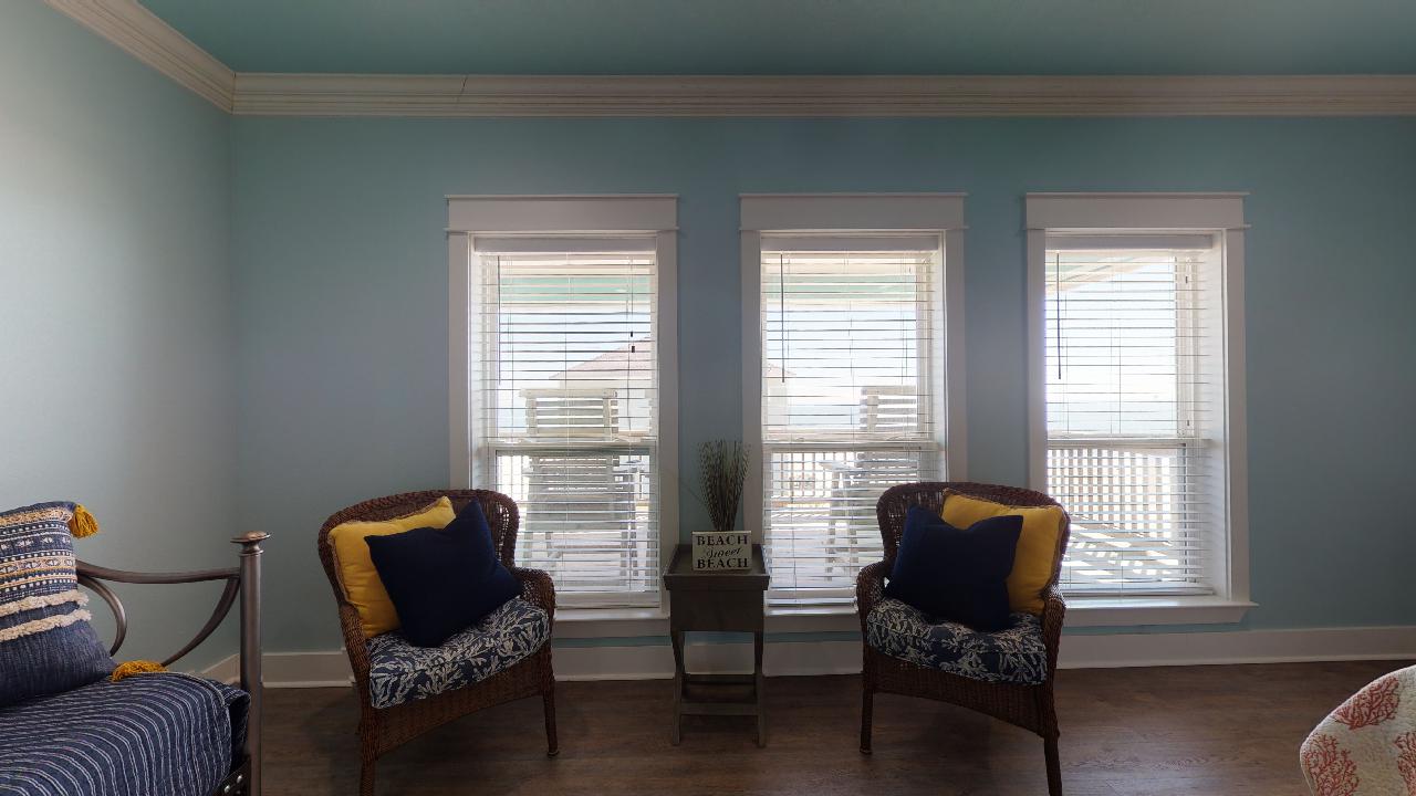 Master bedroom located upstairs