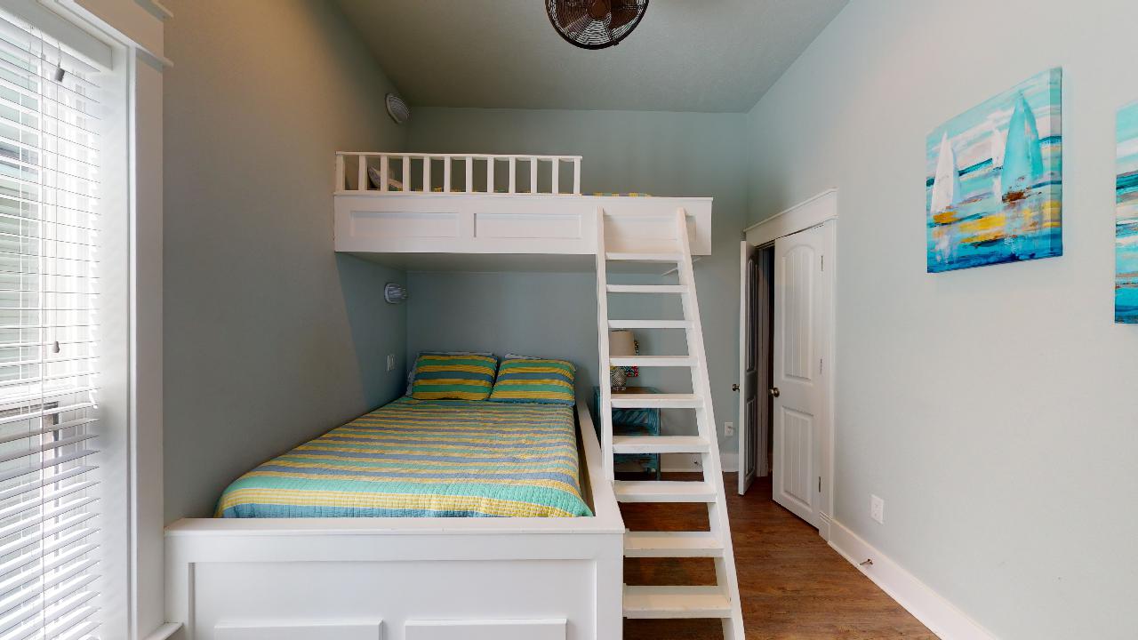 Bunk room located on main level
