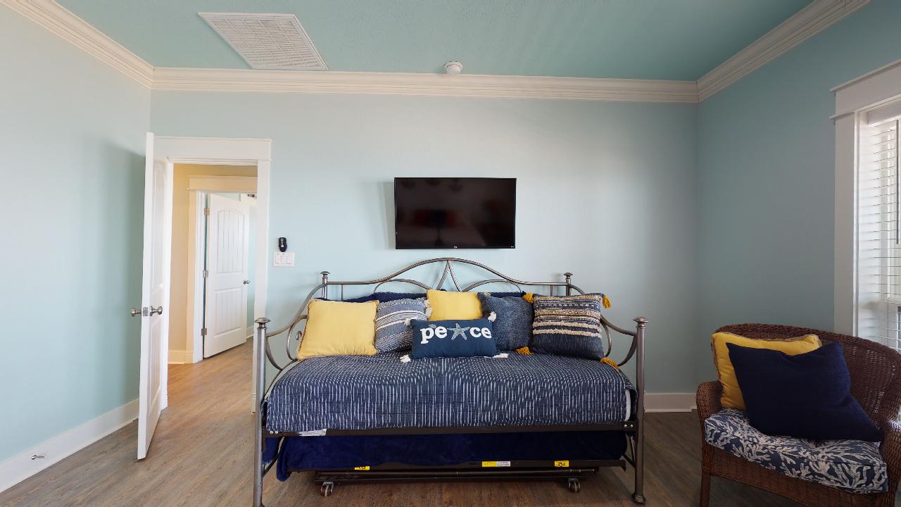 Master bedroom located upstairs