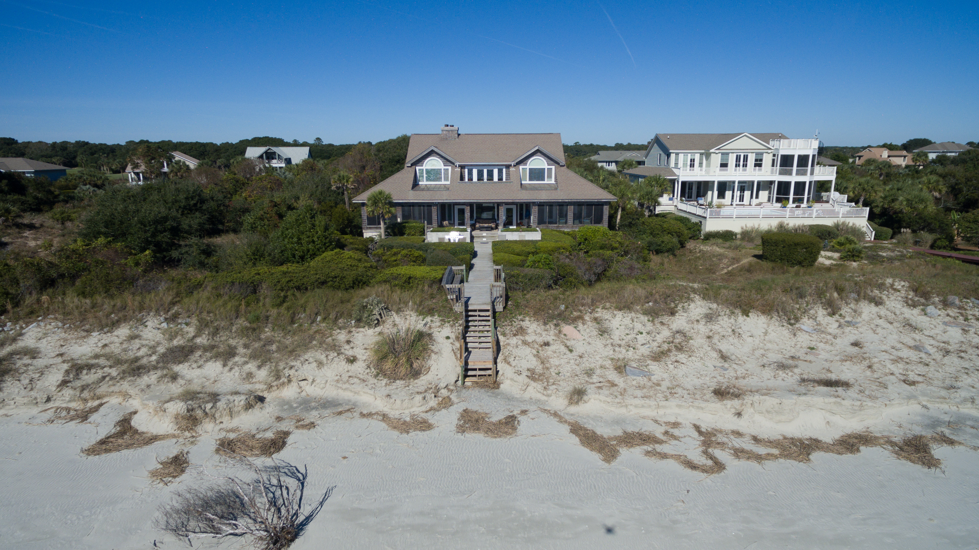 Here is your beach house looking from the ocean!