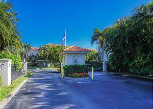 Your view as you enter the Gated Community of Villas Del Verde. Entry is accessed with a Fob or a Code that will open the gate.