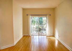 As you enter the Master bedroom with its spacious floor space and double walk in closets. Your view of the private balcony looking out over the pond, golf course and foliage offers a tranquil atmosphere.