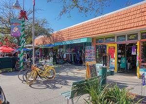 Eclectic Downtown Gulfport Art District, a street filled with visual fun, shopping, restaurants and beach access.