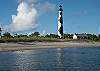 Take a day trip to Cape Lookout and enjoy crystal clear water and the lighthouse!