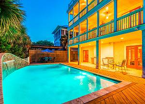 Fabulous pool with LED lights