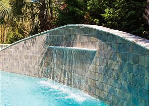 Waterfall feature