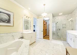 Shower and jacuzzi tub