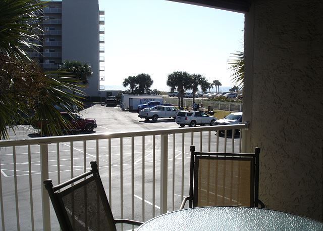 View of the gulf waters