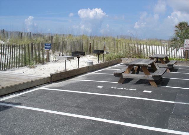 Grills and picnic area