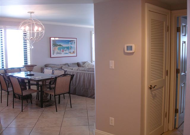 Hallway into unit