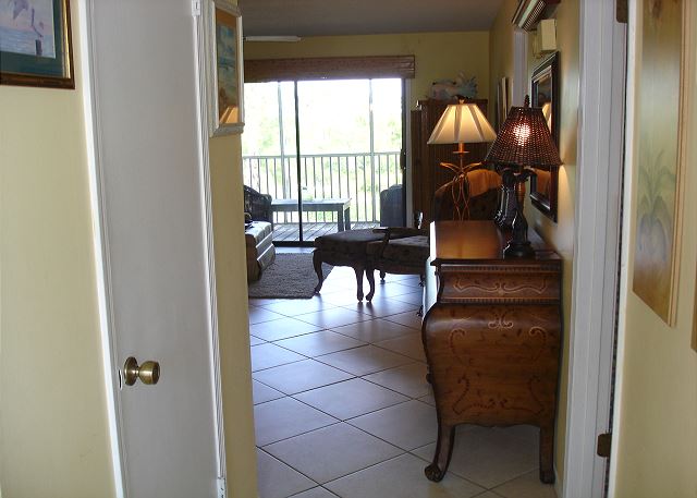 Looking into unit at entrance