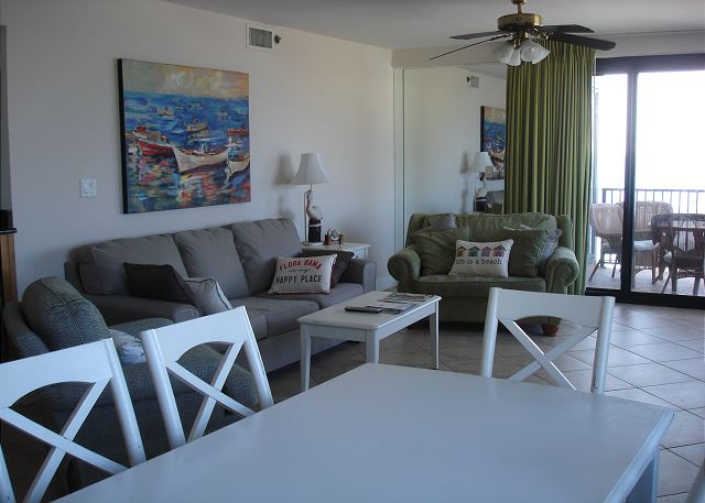 Dining area into living
