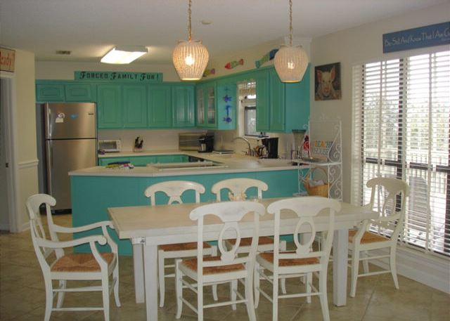 Dining area in the kitchen