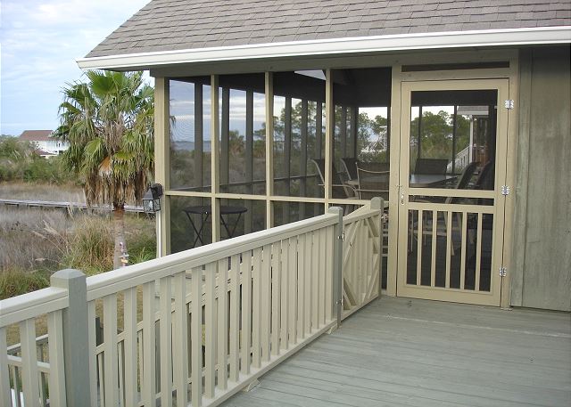 Deck and screen porch