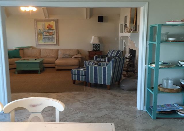 Looking from the eating area