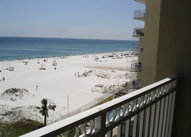 West view from the balcony