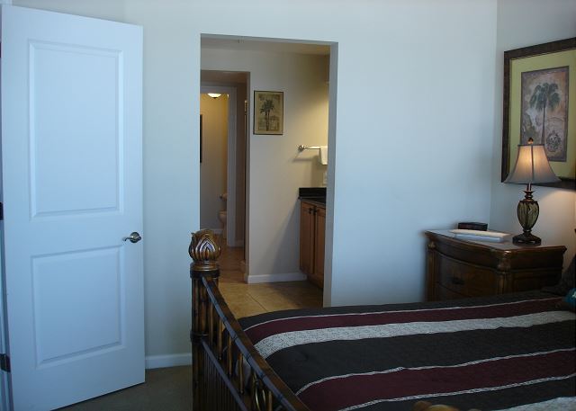 Master with adjoining bathroom