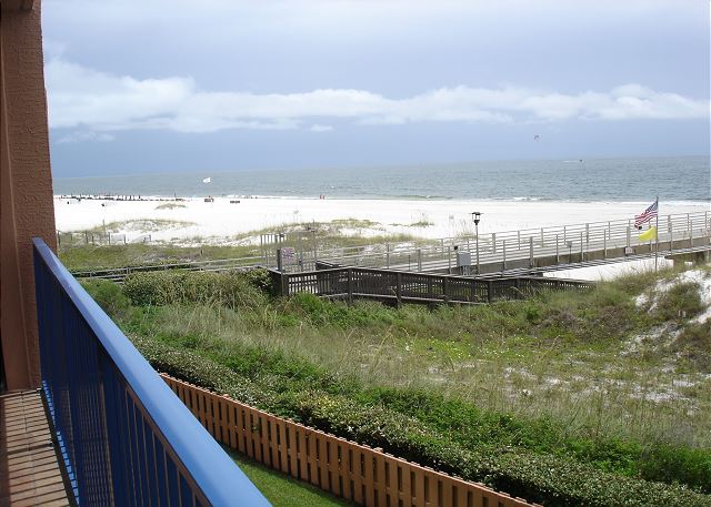 East from balcony