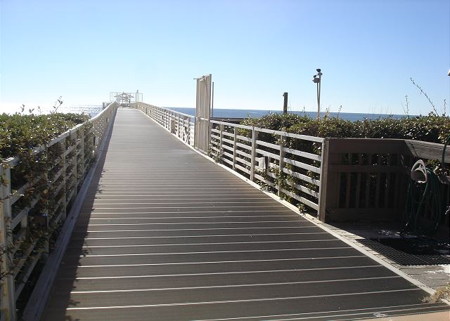 Walkway to pier