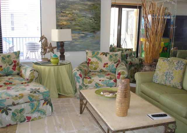 Seating area in living room