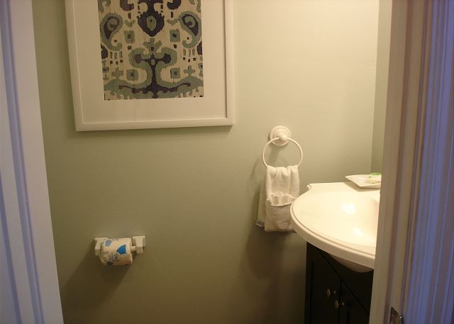 Half bath on main floor