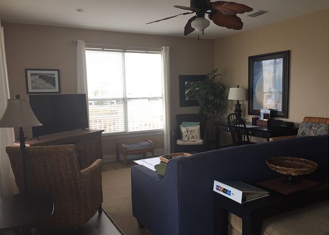 Flat screen living room tv