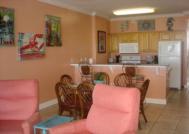 Looking toward the kitchen