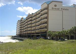 Building facing the Alabama Pointe waterway-Descriptive