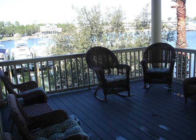 Covered porch off living area