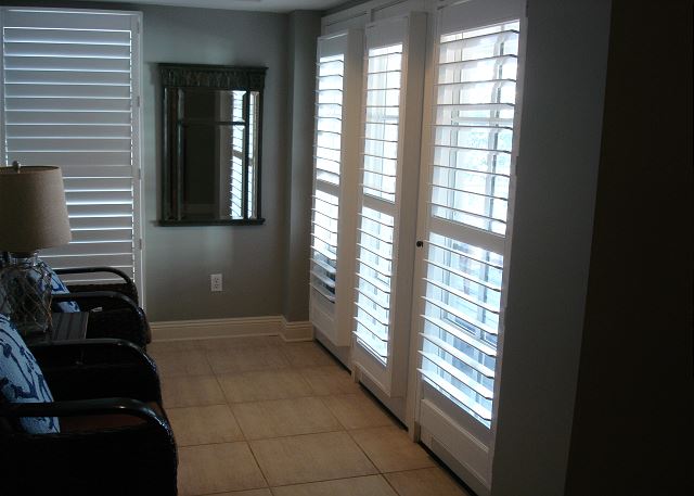 jDoors to first floor porch