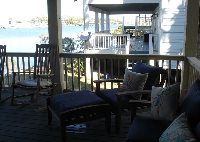 Main floor covered porch