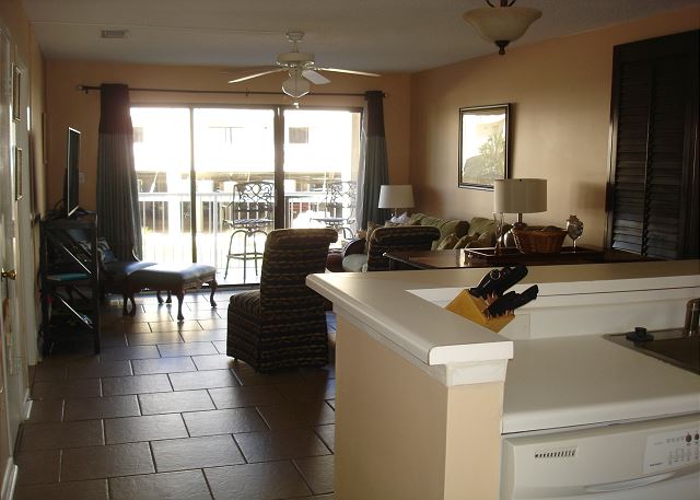 Entrance into the unit