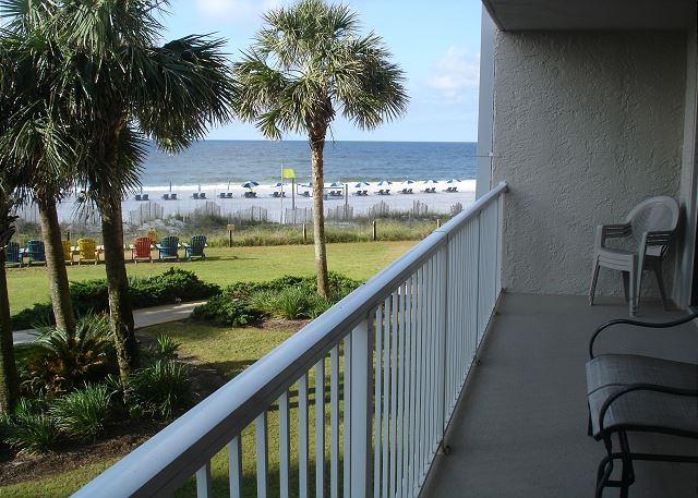 Balcony in front of master