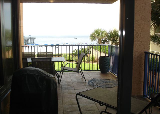 View from master sliding door