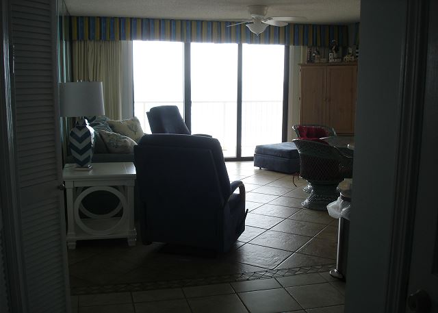 Entrance into the unit