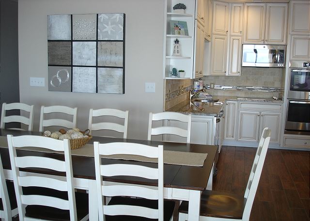 Kitchen with dining area